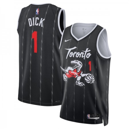 Camiseta Hombre Toronto Raptors Grady Dick 2025-26 Nike City Edition Negro Swingman Camiseta Hombre Toronto Raptors Grady Dick 2025-26 Nike City Edition Negro Swingman